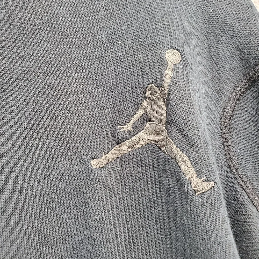 Air Jordan Men Jacket XL Black Varsity Hoodie Logo Jumpman Embroidered READ